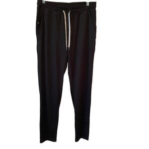 Vuori Men's Ponto Performance Drawstring Pants Heather Black Size L Dreamknit